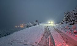 Siirt’te kar yağışına rağmen tüm yollar açık