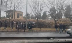 Şanlıurfa’da kayganlaşan yol kazaya sebep oldu