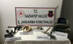 İzinsiz kazı yapan 2 kişi gözaltına alındı