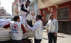 Yetimler Vakfı Gaziantep'te Ramazana özel gıda dağıtımında bulundu