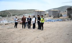 Malatya'da TOKİ'nin 865 konut ve 15 dükkânın yapım süreci devam ediyor 