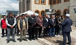 Ağrı'da Gazzeli şehitler için gıyabi cenaze namazı kılındı