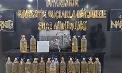 Aracın yakıt deposunda 93 litre sıvı uyuşturucu ele geçirildi