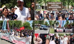 Batman'da sağlıklı yaşam için yürüyüş yapıldı