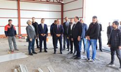 Bingöl’de süt toplama merkezi inşaatı sürüyor: Vali Usta incelemelerde bulundu