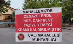 Bursa'da cenazelerde yemek ikramı uygulamasına son verildi