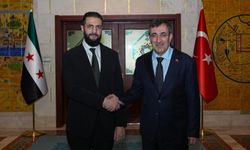 Cumhurbaşkanı Yardımcısı Yılmaz ile Suriye Cumhurbaşkanı Şara arasında heyetler arası görüşme