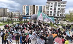 Gazze'de devam eden soykırıma karşı Patnoslular yürüyüş gerçekleştirdi