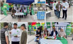 Hür Gençlik, Balıkesir’de madde bağımlılığına karşı bilgilendirme standı açtı