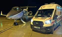 Kalp hastası bebek ambulans uçakla Ankara'ya sevk edildi