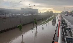 Malatya sağanak yağış nedeniyle yollar göle döndü