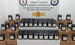 Samsun'da 1 ton etil alkol ele geçirildi: 2 gözaltı