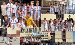 Şanlıurfa’da ilkokul öğrencilerinden Filistin’e anlamlı destek