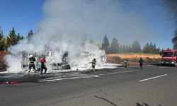 Şanlıurfa'da yakıt tankeri alev aldı