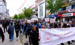 Van'da "Aile Haftası" kapsamında farkındalık yürüyüşü düzenlendi