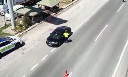 Yılın ilk 4 ayında havadan yapılan denetimlerde 37 binden fazla araca işlem yapıldı