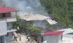 Adana'da ev yangını 