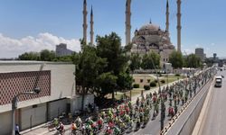 Adana’da Yeşilay Bisiklet Turu’na yoğun ilgi