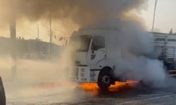 Balata yangını sonucu çekici kullanılamaz hale geldi