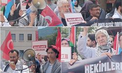 Bursa’da sağlıkçılardan ortak tepki: Sessiz yürüyüşle zulme dikkat çektiler