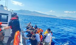 Çanakkale açıklarında 18 düzensiz göçmen yakalandı