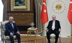 Cumhurbaşkanı Erdoğan, DSP Genel Başkanı Aksakal'ı kabul etti