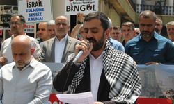 HÜDA PAR Bingöl İl Başkanlığı’ndan Gazze için basın açıklaması