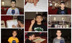Kur’an kursuna katılan çocuklar: Allah’ın evinde Kur’an öğrenmek çok güzel bir his