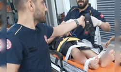 Mardin’de balkondan düşen çocuk yaralandı