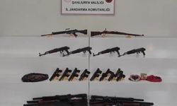 Şanlıurfa'da çok sayıda silah ve mühimmat ele geçirildi
