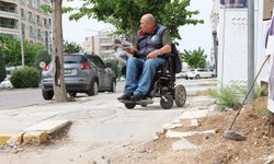 Şanlıurfa’da engellilerden tepki: Kaldırım değil, engel yapılıyor