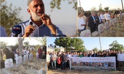 Tepeköy mayın şehidleri kabirleri başında yâd edildi