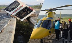 Yolcu otobüsü devrildi: 3 ağır yaralı