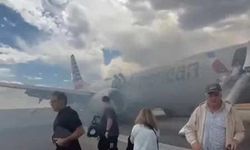 179 kişiyi taşıyan yolcu uçağı kalkış sırasında birden alev aldı