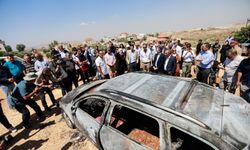 AB ve diplomatlar Kafr Malik'te: İşgalcilerin saldırısı açık bir terör