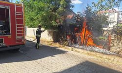 Bingöl’de bahçe yangını 