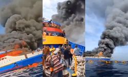 Endonezya'da gemi yangını: 3 ölü