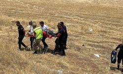 Kurtalan-Batman karayolunda otomobil tarlaya uçtu: 1 yaralı