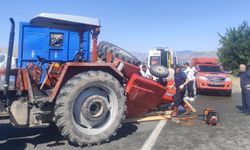 Malatya'da kamyon ile traktör çarpıştı: 1 ölü