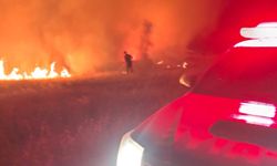 Malatya’da korkutan arazi yangını