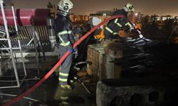 Piknik tüpünün patlaması mahallede korku dolu anlara neden oldu