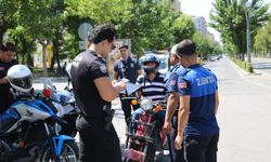 Trafik ve zabıta ekiplerinden ortak motosiklet denetimi