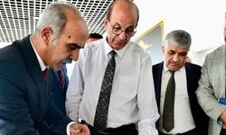 Yeşilyurt Belediye Başkanı Geçit, yeni kütüphanede incelemelerde bulundu