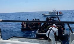 Yunanistan unsurlarınca geri itilen düzensiz göçmenler kurtarıldı