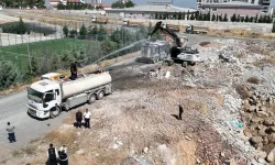 Kaçak hafriyat döküm alanlarında temizlik