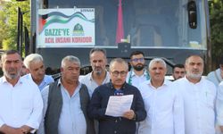 "Anadolu'dan Meclis'e, Meclis'ten Gazze'ye İnsani Koridor" yürüyüşüne Şırnak'tan destek