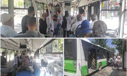 Batman'da sıcak havalarda klimasız belediye otobüsleri tepki topluyor