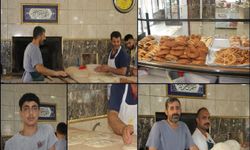 Bingöl'de, kavurucu sıcakta fırıncılar 250 derecelik fırının başında ter döküyor