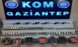 Gaziantep'te binlerce fişek ele geçirildi
