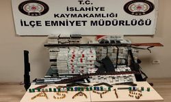 Gaziantep'te ruhsatsız silah operasyonu: 2 gözaltı